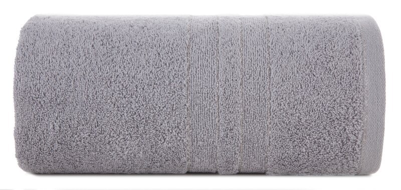 Ręcznik Gala 30x50 srebrny zdobiony błyszczącą nicią 500 g/m2 Eurofirany