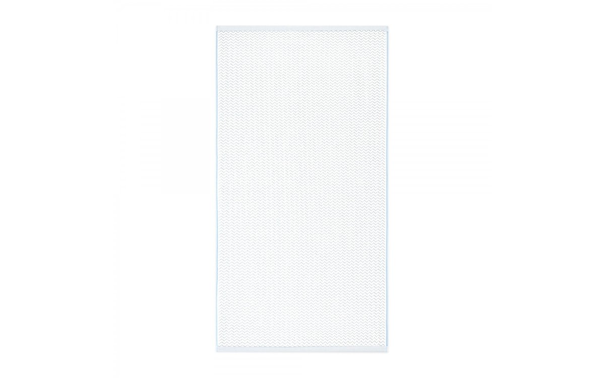 Ręcznik Lahti 70x140 niebieski zygzak 500 g/m2 Zwoltex 23