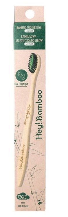 Szczoteczka do zębów Hey! Bamboo Medium (5903794191044)