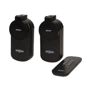 Orno Zestaw bezprzewodowych gniazd IP44 sterowanych pilotem 2+1 OR-GB-429