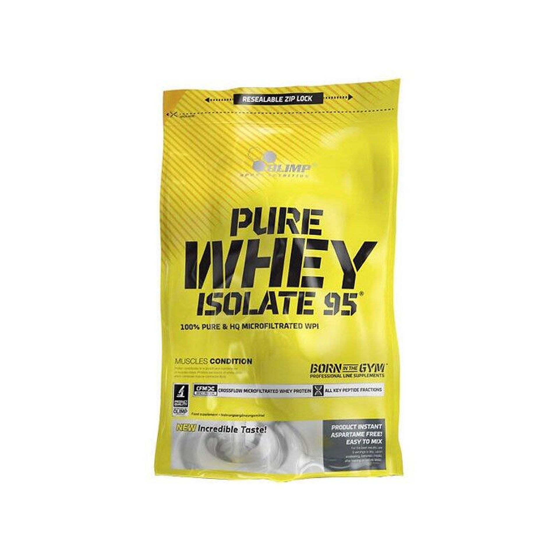Olimp Pure Whey Isolate 95 Bag 1 8kg truskawka
