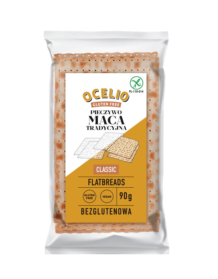 Ocelio Bezglutenowe Pieczywo Maca Tradycyjna 90g