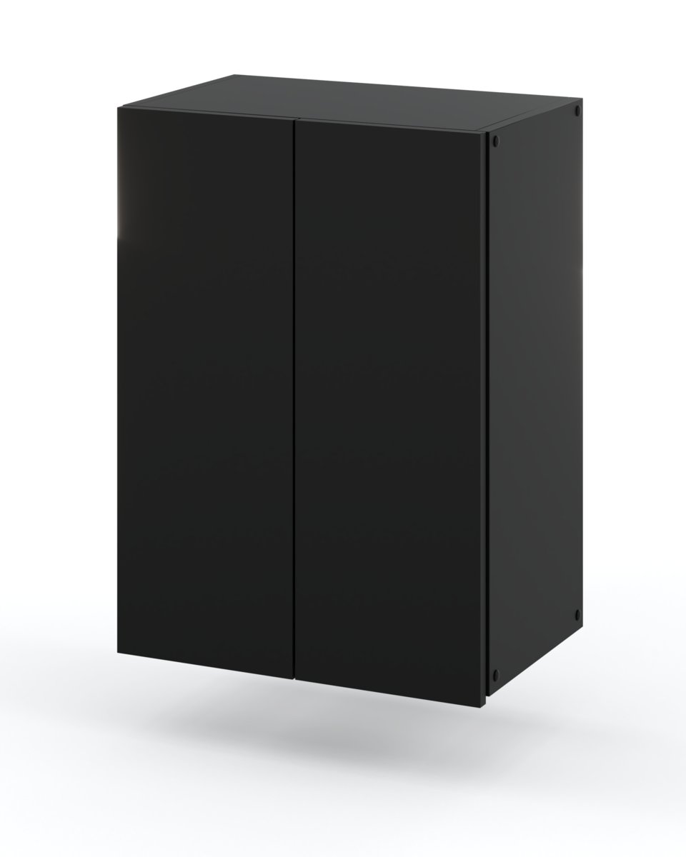 Szafka Łazienkowa Wisząca 40cm HUGO Czarna Mat