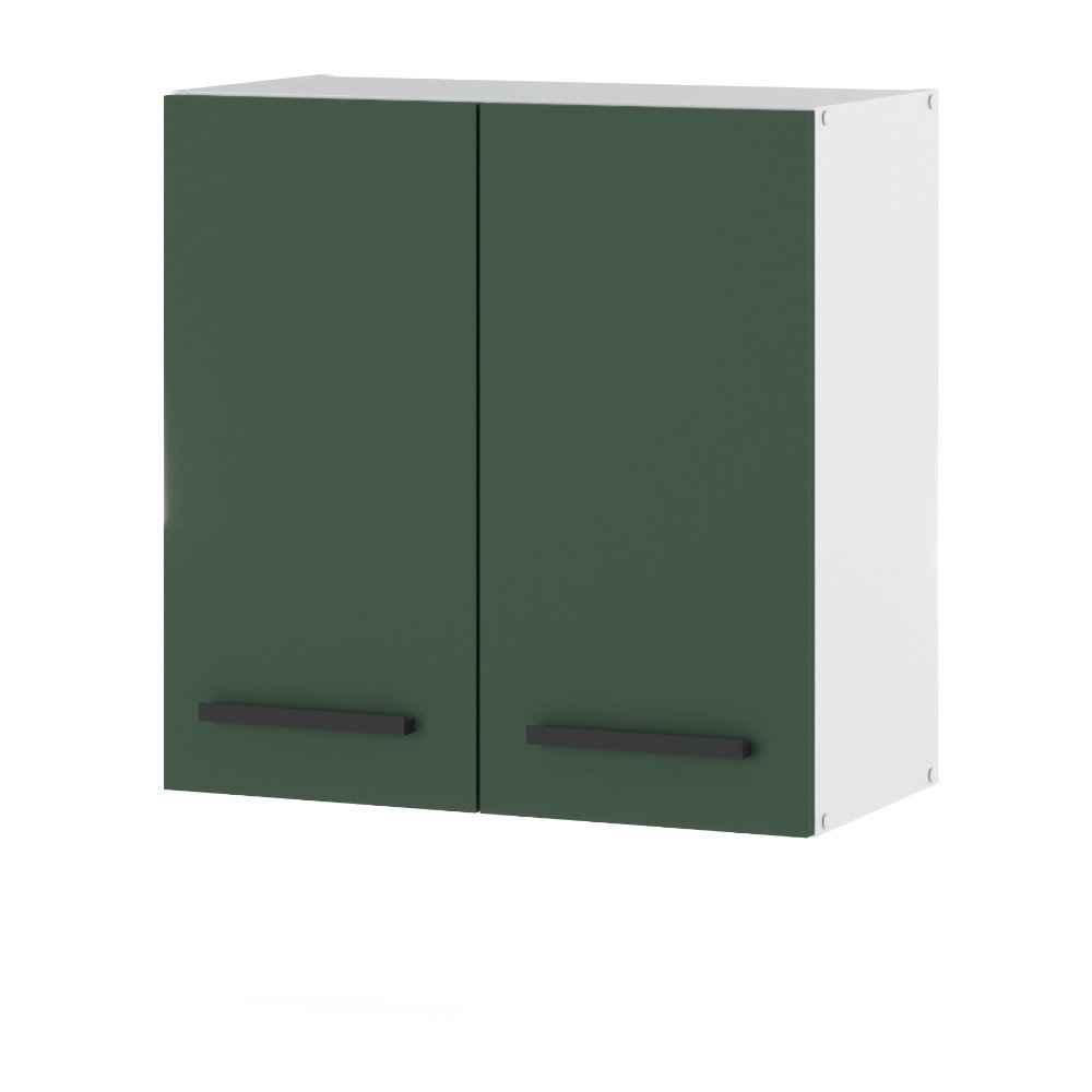 Szafka Kuchenna Wisząca W60 BLANDE Biała Butelkowa Zieleń