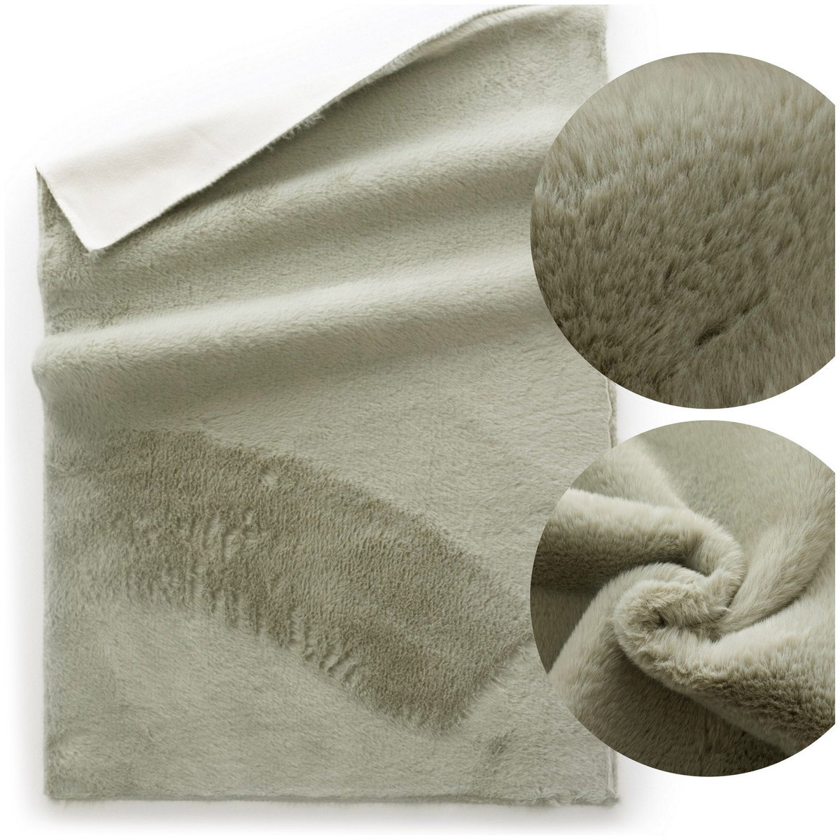 Dywan 50x70 Miękki Pluszowy Futerkowy do Sypialni Łazienki Rabbit 109