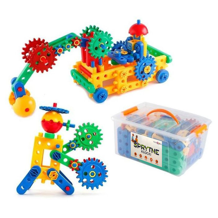 Sprytne Klocki. Klocki Konstrukcyjne Skręcane 88 Elementów Toys4Edu