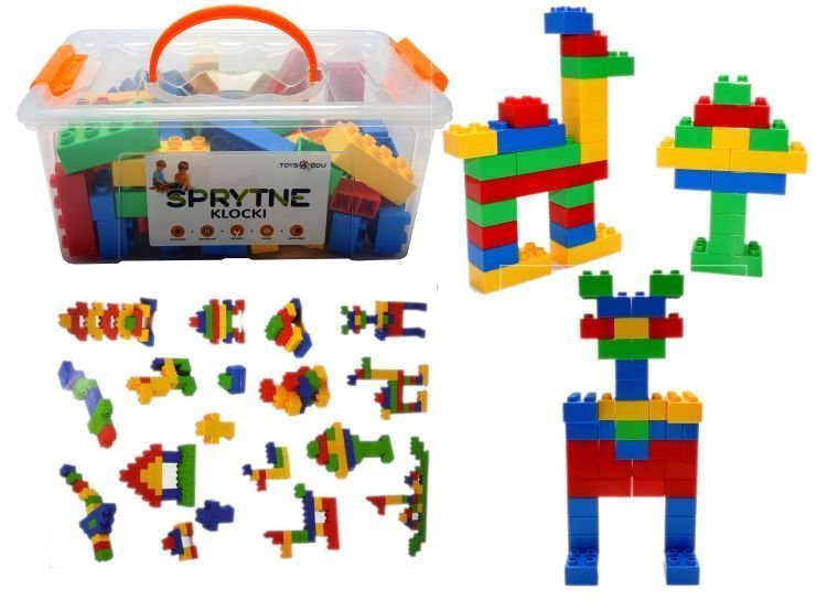Sprytne Klocki. Klocki Konstrukcyjne Duże 80 Elementów Toys4Edu