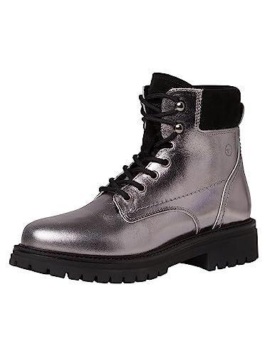 Tamaris Damskie 1-1-26914-41 modne kozaki, Pewter, 40 EU, Pewter, 40 EU