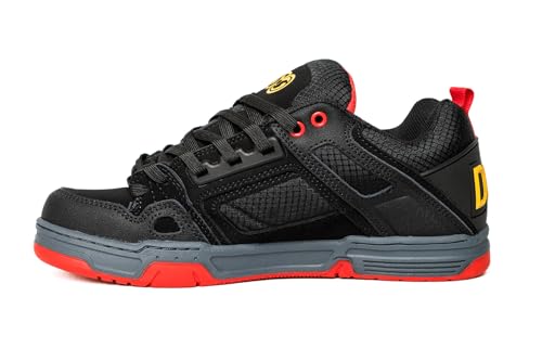 DVS Męskie trampki Comanche, Czarny Żółty Ognisty Czerwony Nubuk, 40 EU