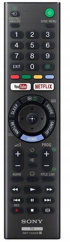 Pilot Sony RMT-TX300E oryginalny KD49XF7096 KDL40WE660 KD-55XE7005 KD-55XF7096