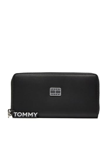 Tommy Jeans TJW City Girl duże portfele ZA, czarne, jeden rozmiar, Czarny