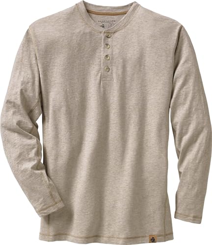 Legendary Whitetails Męska koszula Maverick Slub Henley z długim rękawem Grubszy wrzos 3XL