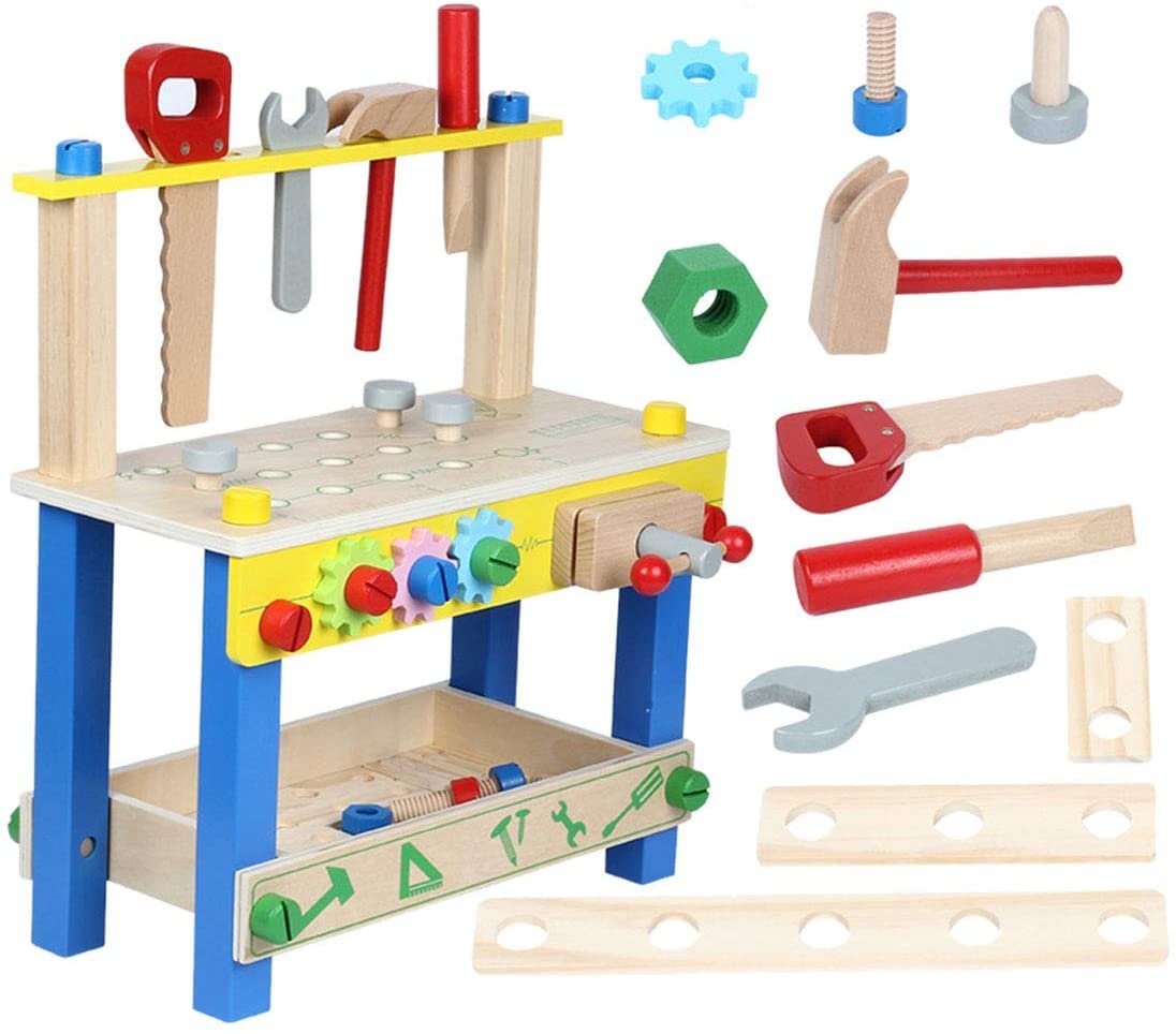 Sprytne zabawki. Drewniany warsztat z narzędziami Toys4edu