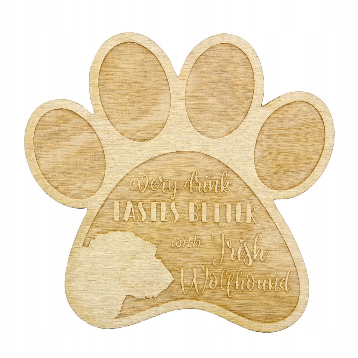 Wilczarz irlandzki Podkładki pod kubek z grawerem