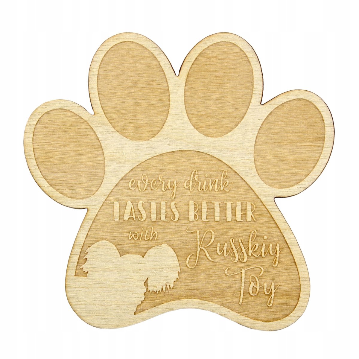 Rosyjski toy 4 podkładki pod kubek z grawerem