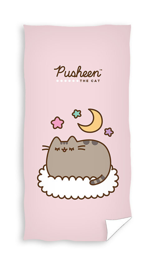 RĘCZNIK Dziecięcy PUSHEEN KOTEK DUŻY Kąpielowy na Basen Plaże 70 x 140 KOT