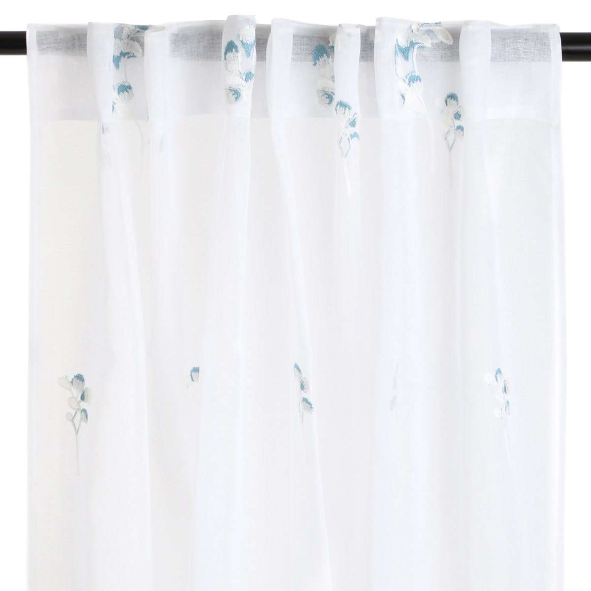 Firanka ALBIA woalowa z haftem 140x250 cm HOMLA