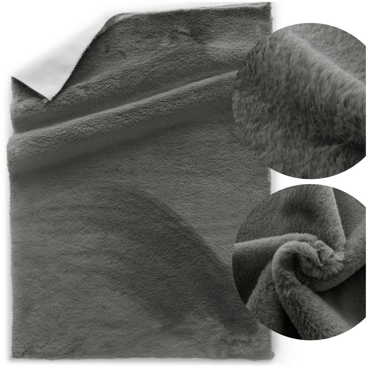 Dywan 60x90 Miękki Pluszowy Futerkowy Rabbit 107