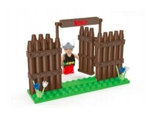 PLAYTIVE KLOCKI ASTERIX I OBELIX GALIJSKIE DRZWI BRAMA 103 ELEMENTY
