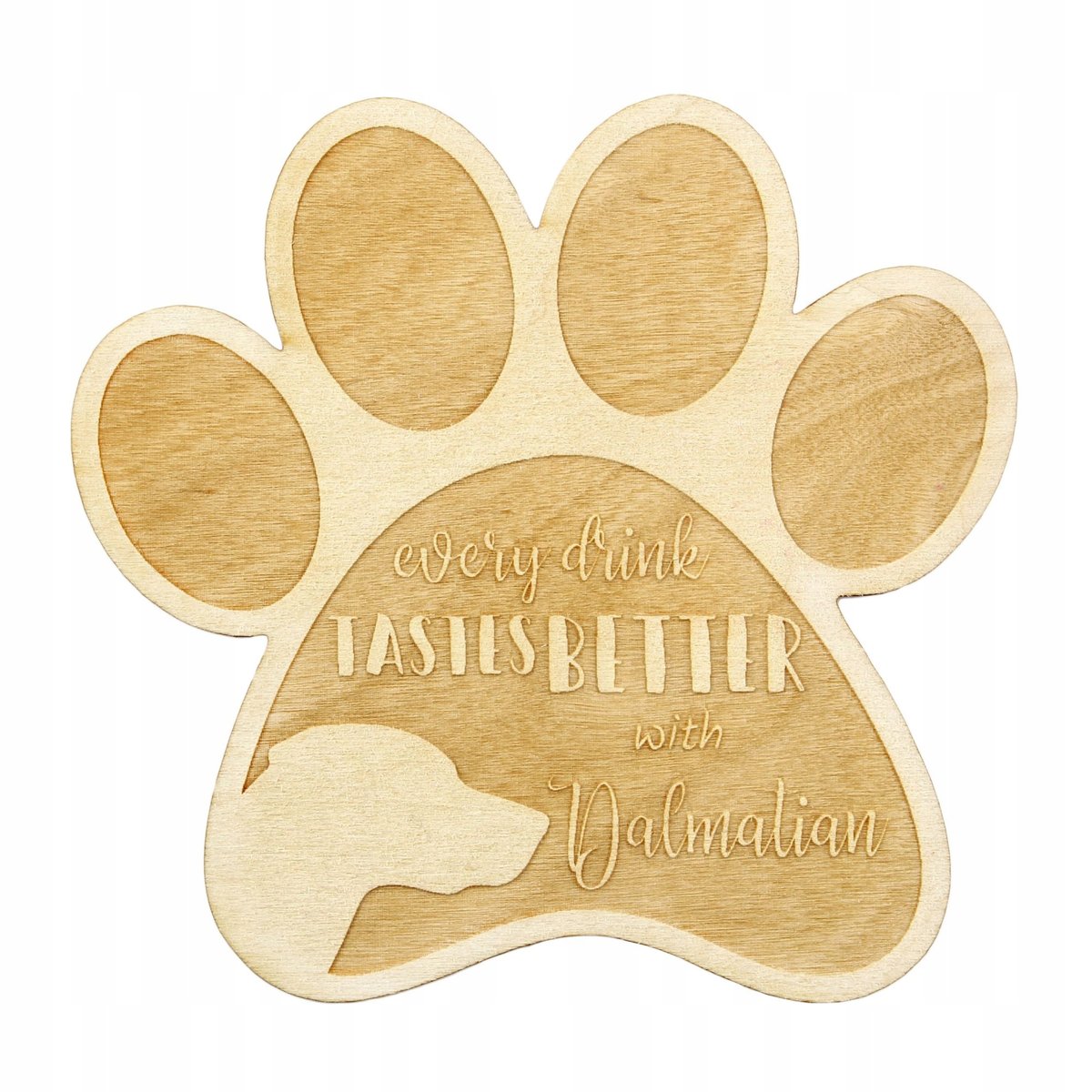 Dalmatyńczyk 4 podkładki pod kubek z grawerem
