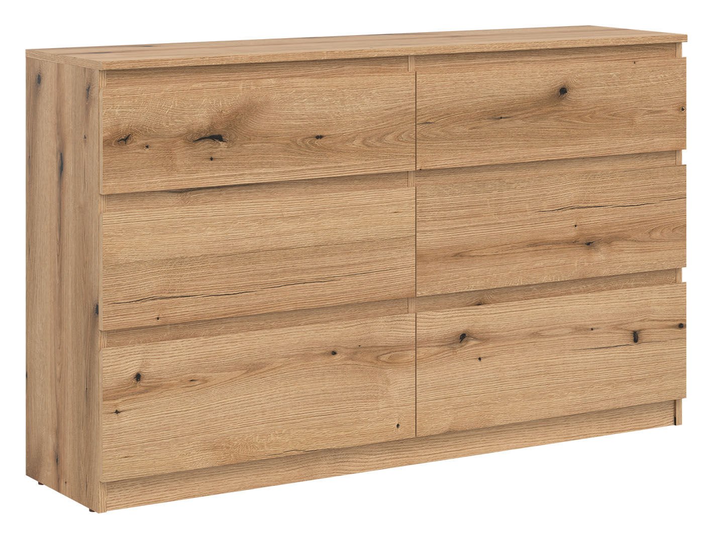 Komoda Remi Rm03 137X84X35 Cm Dąb Evoke