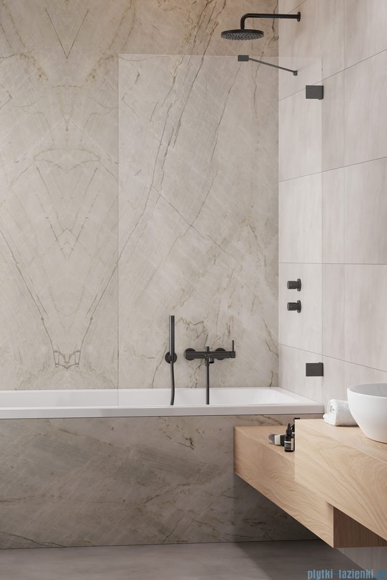 Radaway Essenza Pro Brushed GunMetal Pnj II parawan nawannowy 60cm L/P szczotkowany grafit 10101060-92-01