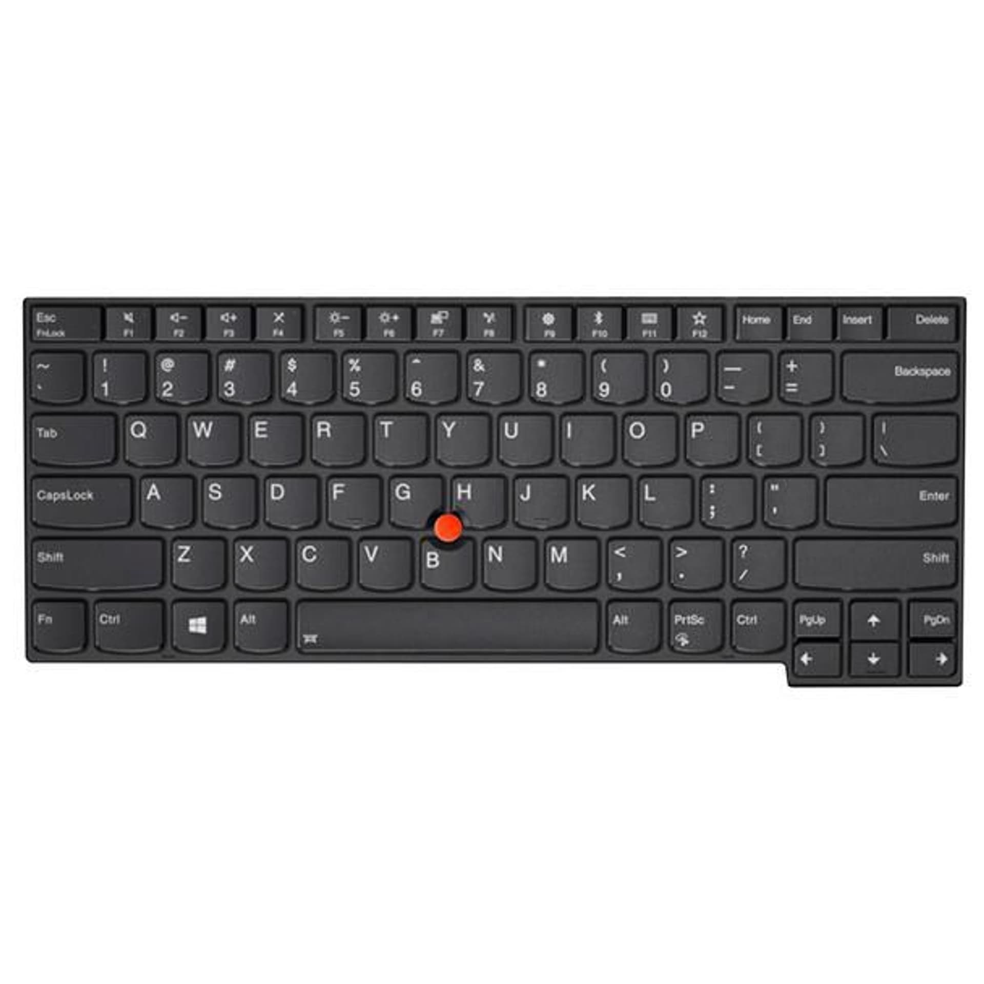 Lenovo notebook replacement keyboard - English - US - Klawiatura zamienna notebooka - Czarny 01YP280