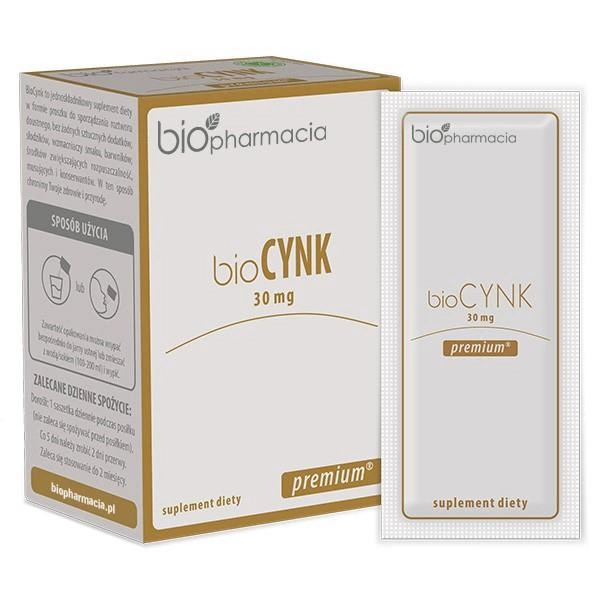Biofarmacja bioVit C Cynk 14 saszetek