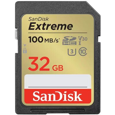 SANDISK Extreme SDSDXVT-032G-GNCIN, microSDXC, RescuePRO Deluxe 32 GB