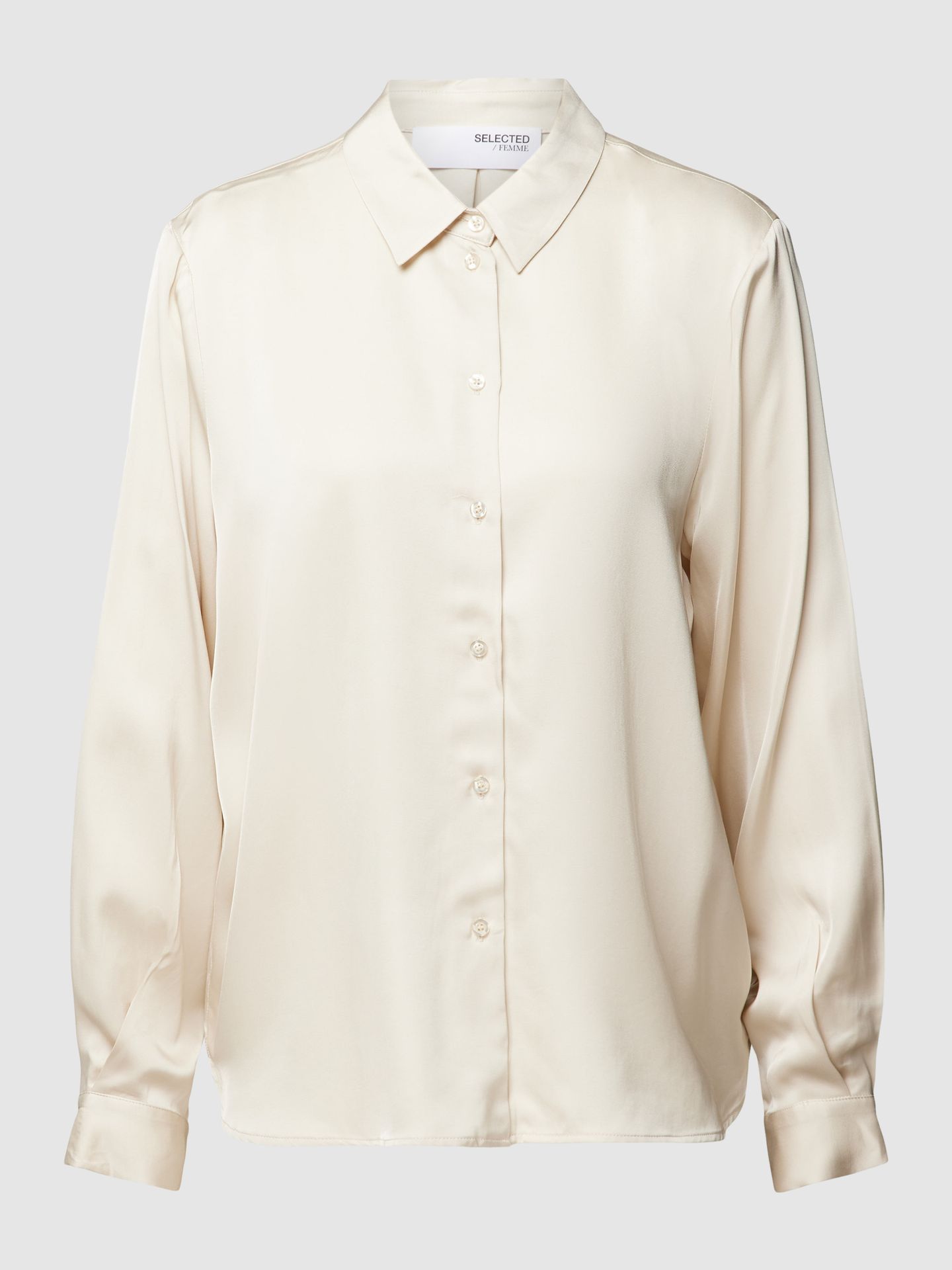 Bluzka koszulowa z mankietami model ‘FRANZISKA’
