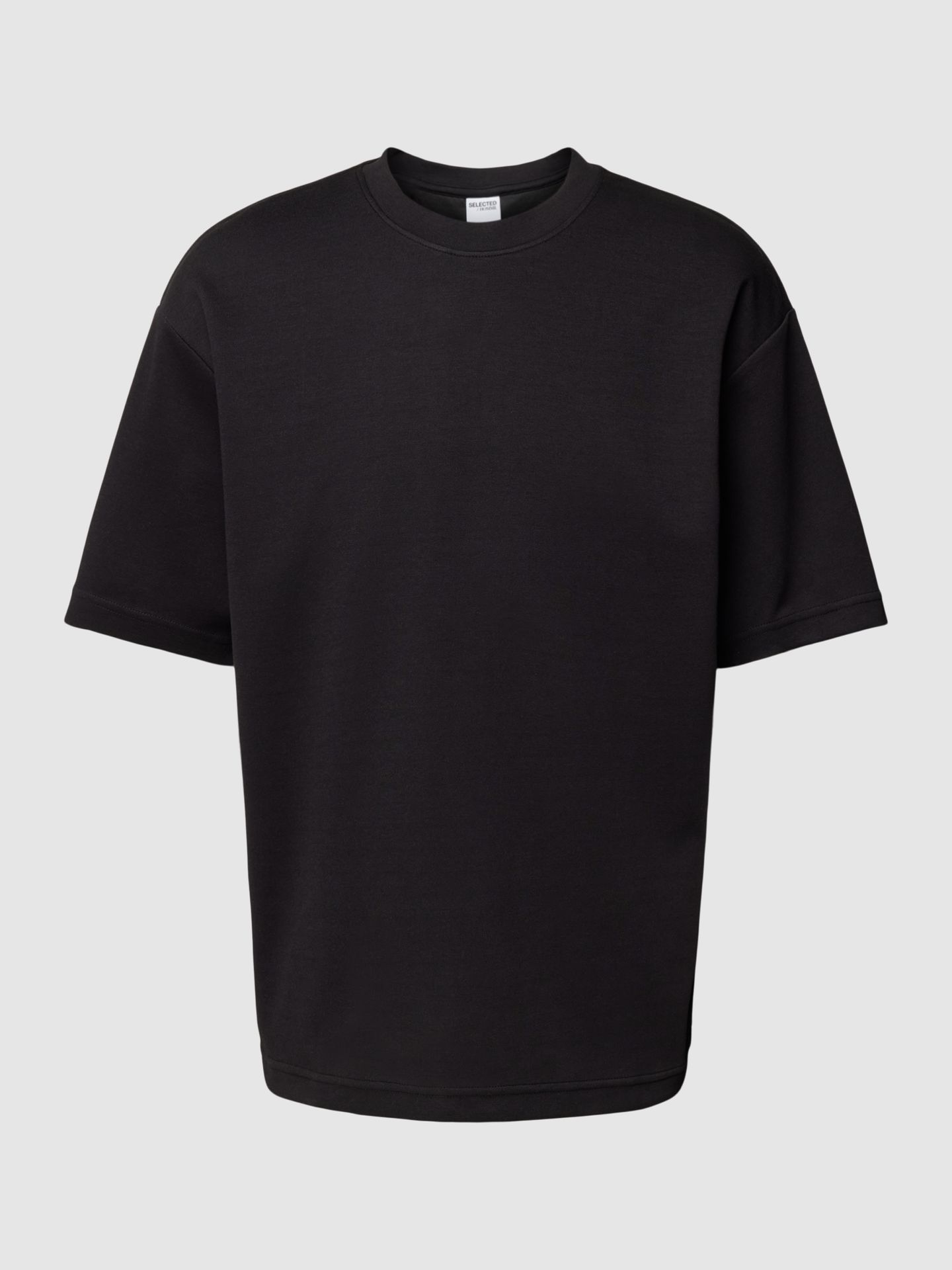 T-shirt o kroju oversized z obniżonymi ramionami model ‘OSCAR’