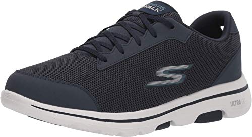 Skechers Gowalk 5 Demitasse męskie trampki, granatowy/niebieskie, 42,5 EU X-szerokie, Granatowy/niebieski, 42.5 EU/X-szeroki
