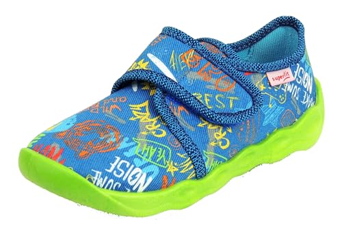 Superfit Chłopięce kapcie Bubble, niebieski 8000, 25 EU Weit