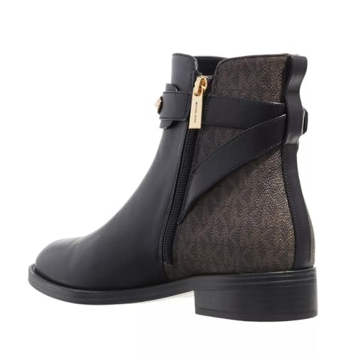 Michael Kors Darcy Flat Bootie, Botki Damskie, Czarny/Brązowy, 41 EU, Czarny brązowy, 41 EU
