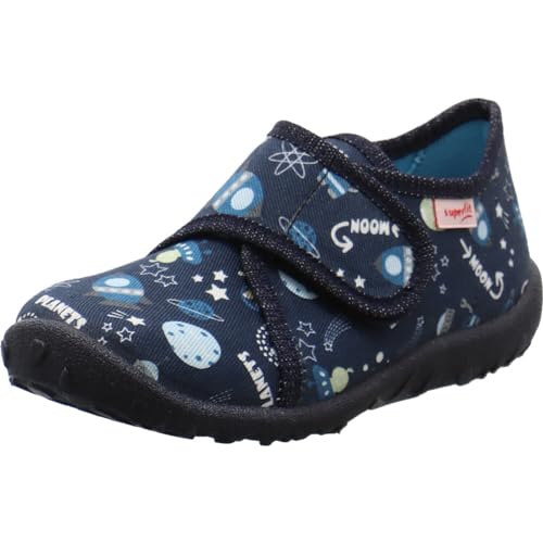 Superfit Kapcie chłopięce Spotty, Ciemnoniebieski, wielokolorowy 8120, 21 EU Weit