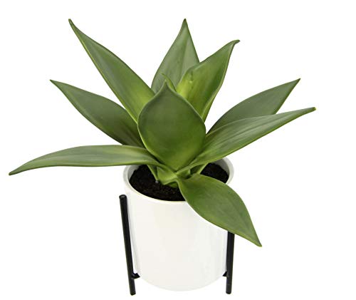 Sztuczne sukulenty w doniczce ze stelażem, roślina sukulentowa, gruby liść, kaktus, aloes, zielona roślina pokojowa, sztuczna roślina doniczkowa, Yucca, dekoracja, Kalanchoe
