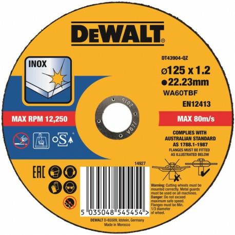 DeWalt DT43904-QZ tarcza do cięcia metalu 125x1,2 mm