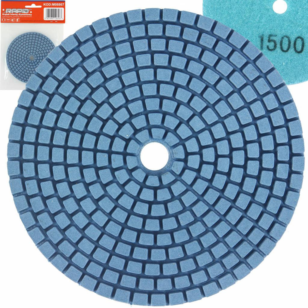 MAR-POL M08867 KRĄŻEK ŚCIERNY DIAMENTOWY 100 mm P1500