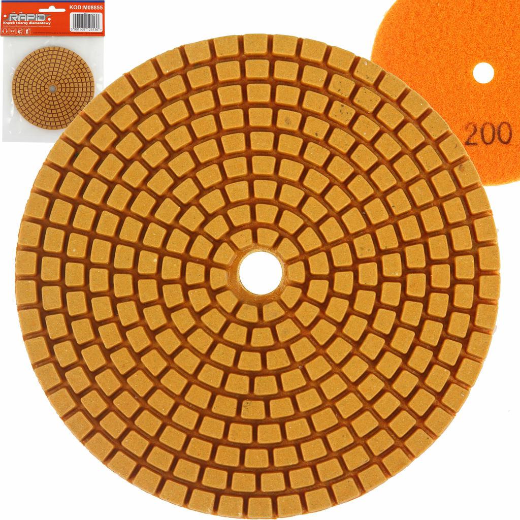 MAR-POL M08855 KRĄŻEK ŚCIERNY DIAMENTOWY 100 mm P200
