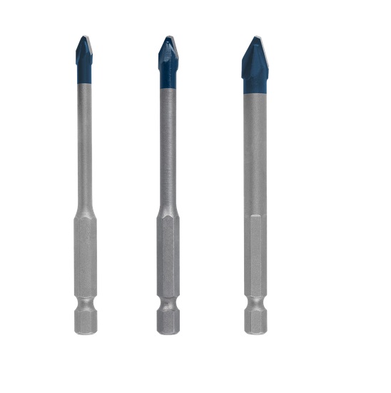 Bosch zestaw wierteł do płytek ceramicznych Expert HEX-9 HardCeramic (5, 6, 8 mm) 3 elementy 2608900595