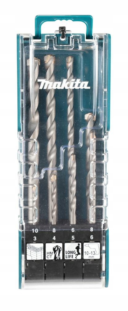 Makita E-15861 zestaw wierteł do betonu 3-10 mm 8 elementów