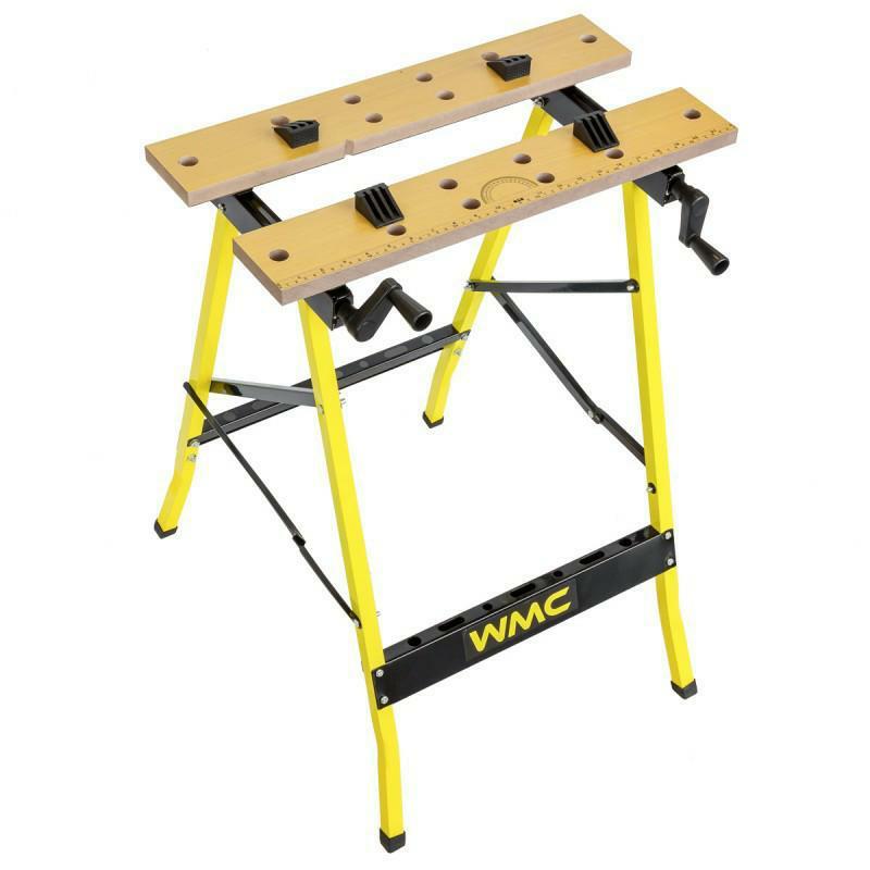 WMC WMC-TG6101045 STÓŁ WARSZTATOWY METALOWY Z BLATEM ROBOCZYM 950x560x165mm