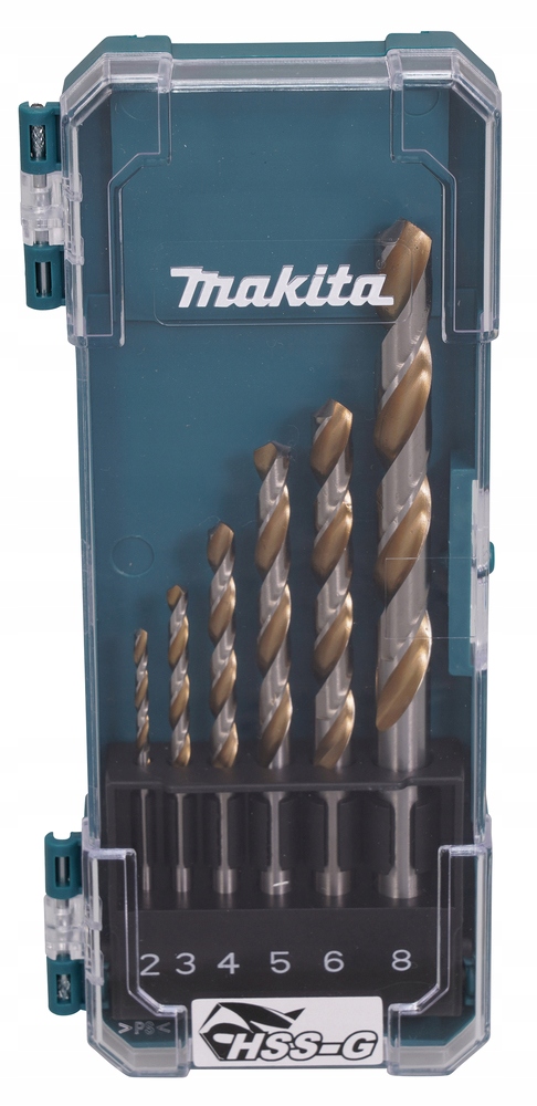 Makita D-77241 zestaw wierteł do metalu HSS-G 6 elementów