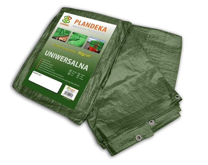 Bradas PL904/6 plandeka 4x6 m 90 g kolor zielony