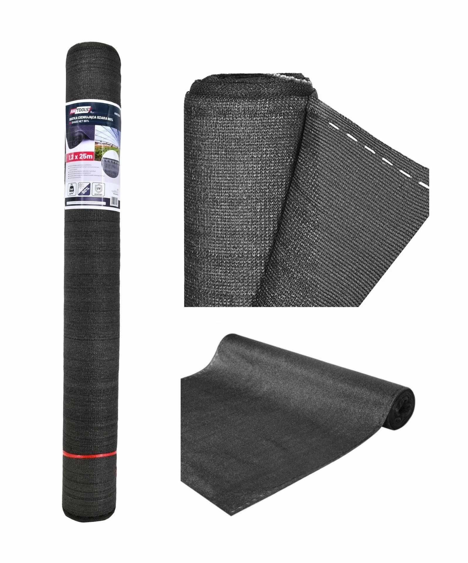 AWTools AW67257 agrowłóknina antychwastowa 1,2x50 m 140 g szara