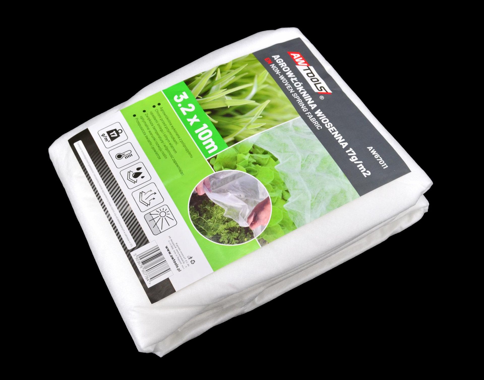 AWTools AW67001 wiosenna agrowłóknina biała 1,1x10 m 17 g