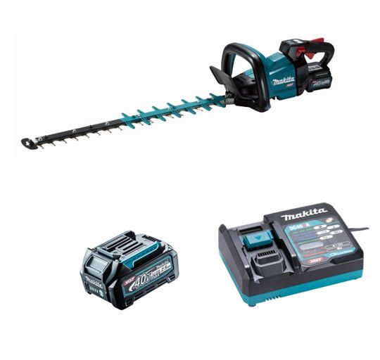 Makita UH004GD201 akumulatorowe nożyce do żywopłotu 60 cm 40V 2x2,5Ah Li-Ion XGT w kartonie