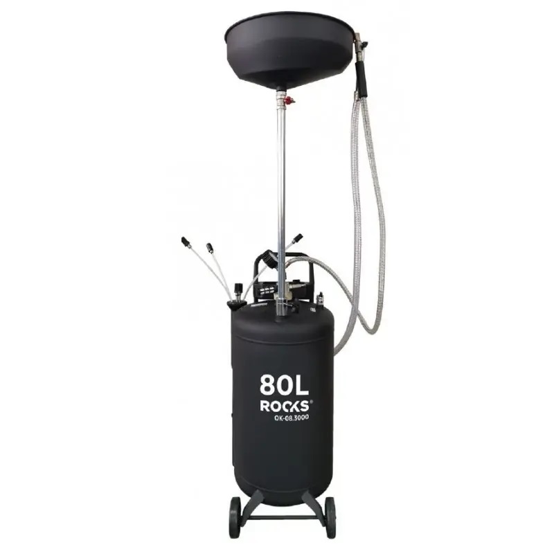 Rooks OK-08.3000 pneumatyczna zlewarko-wysysarka do oleju 80 litrów