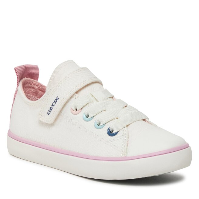 Trampki Geox J Gisli Girl J454NA 00010 C1000 S White