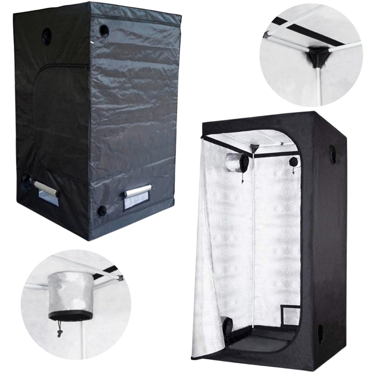 Namiot Do Uprawy Roślin Growbox Uprawowy Solidny 160X80X80 Cm